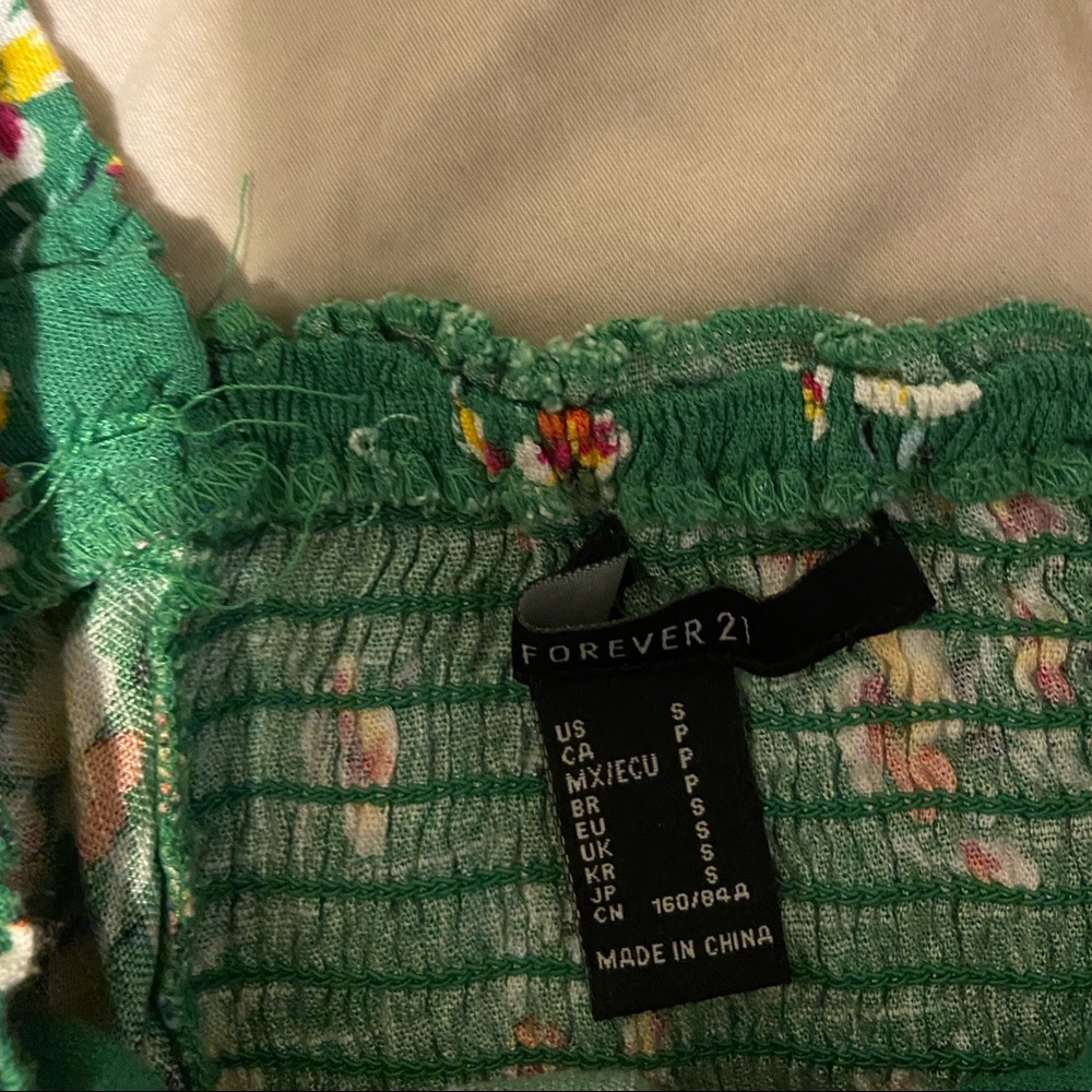 floral tank top - Picture 2 of 2